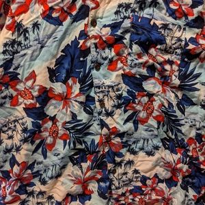 George light blue Hawaiian shirt 3x